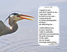i speak to you