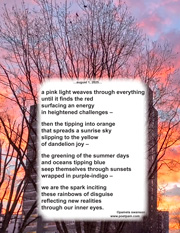 a pink light