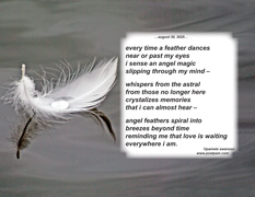 every time a feather